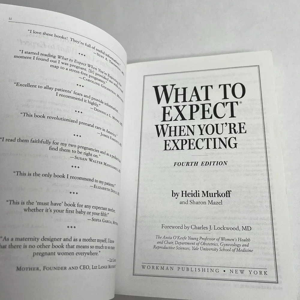 What to Expect When You're Expecting 4th‎ Ed. Heidi Murkoff Sharon Mazel EUC
